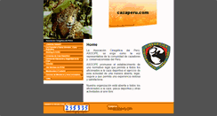 Desktop Screenshot of cazaperu.com